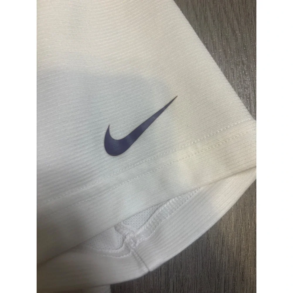 Nike Polo Shirt Mens S White Baltimore Ravens NFL Onfield Dri-FIT Short Sleeve